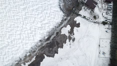 Frozen-lake-in-a-snowy-white-landscape-on-Suwalki-gap-border