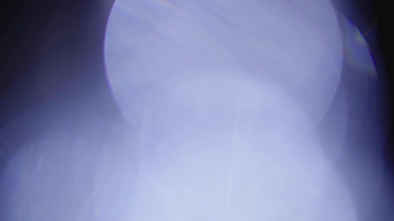 Abstract Blue and Purple Light Leaks and Lens Flares