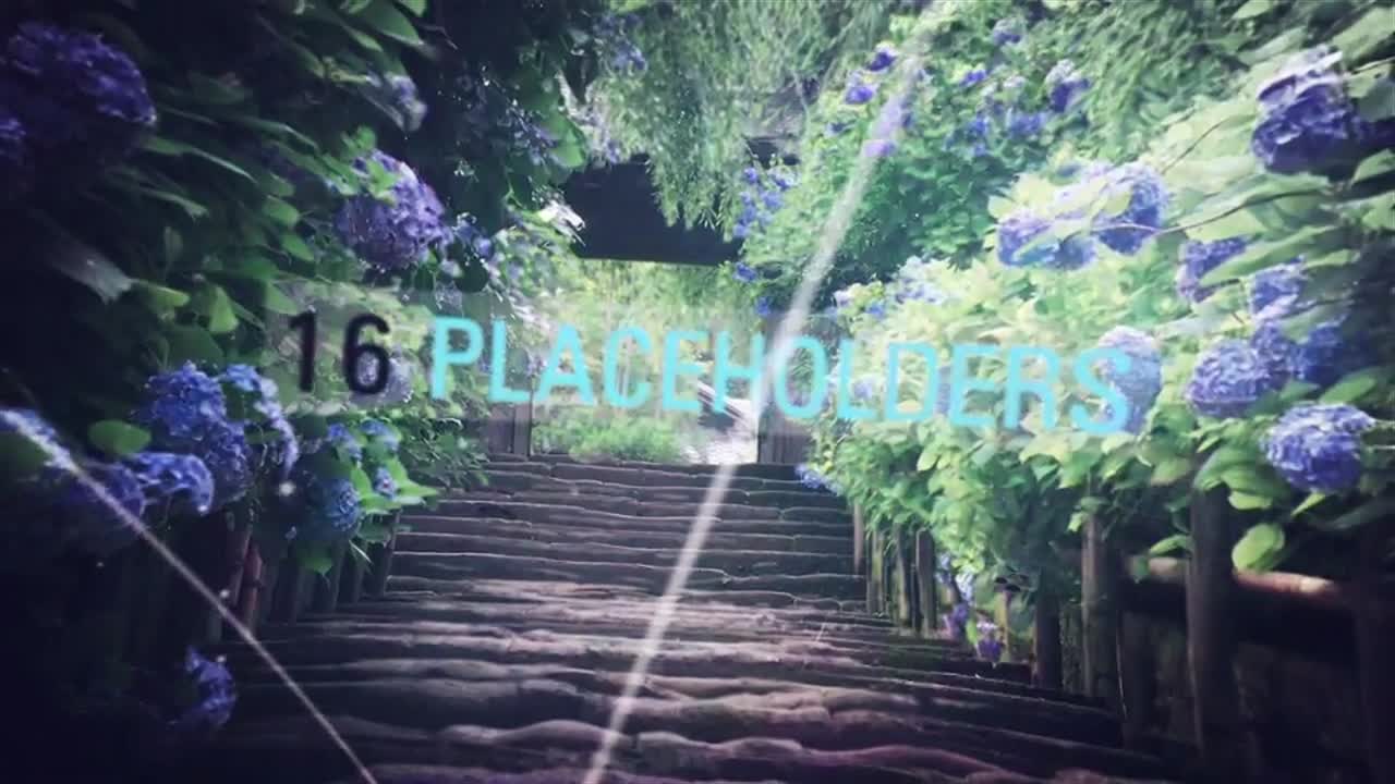 Slideshow video template