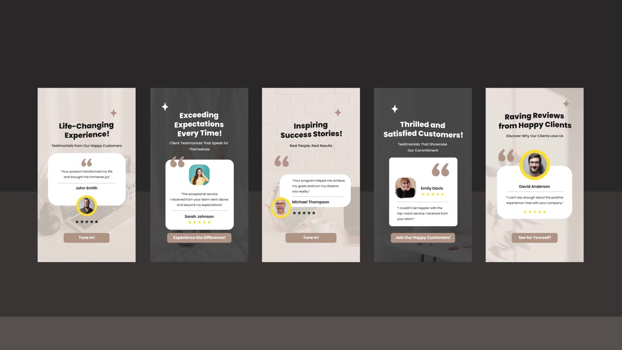 Customer Testimonial Examples