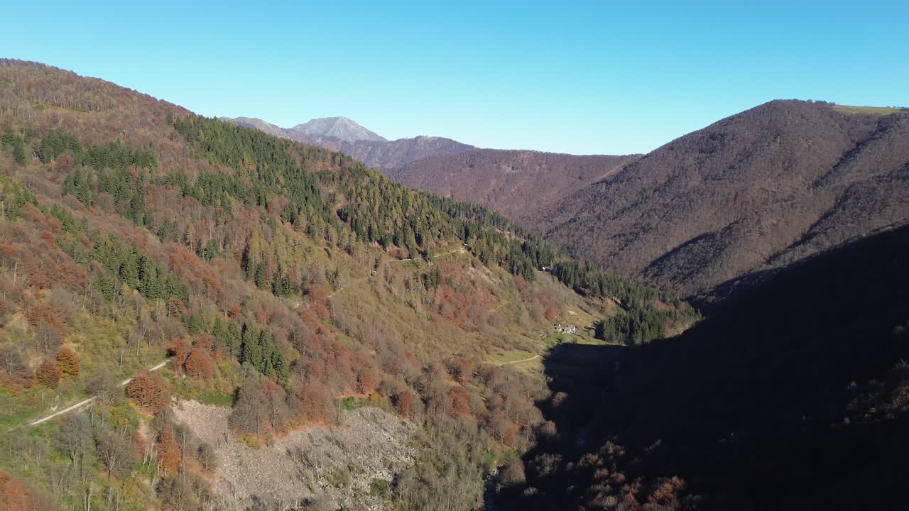 In the mountains the silence is perfect and this time the drone captures the sensations of autumn and the changing of colors that make me feel strong and happy