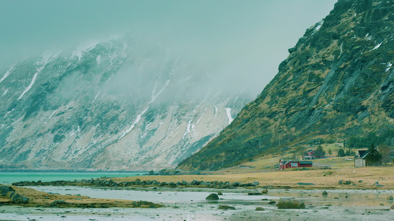 Winter op de Lofoten, Noorwegen