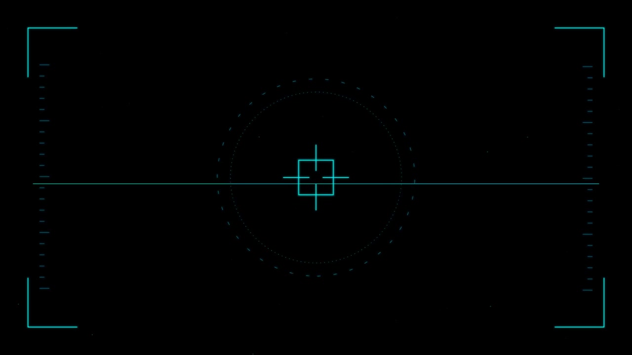 Digital Camera Viewfinder Overlay with Scanning Reticle