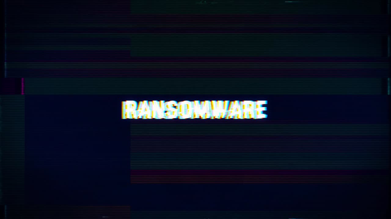 texto de fallo de ataque. efecto 3d anaglyph. fondo retro tecnológico. aplicación de hacker, ransomware, concepto de virus. un programa de computadora, seguridad cibernética, pantalla de canal de televisión