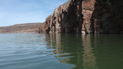 Drohnenschuss-über-Dem-Cochiti-See-In-New-Mexico