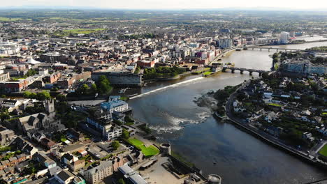 picturesque limerick city republic of ireland