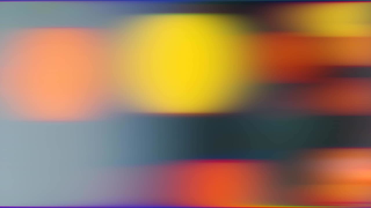 distorted and blurred motion of multicolored bright lights