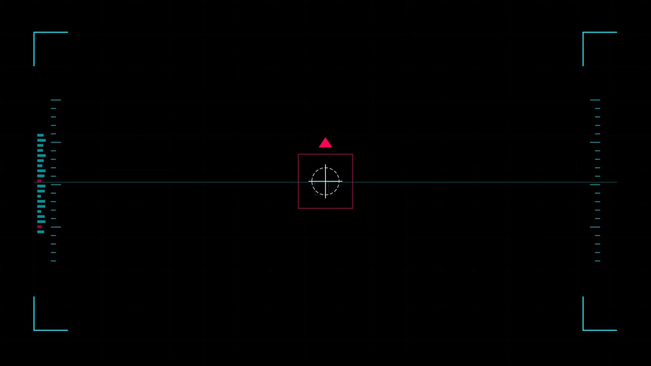 Digital Heads-Up Display Interface with Targeting Reticle