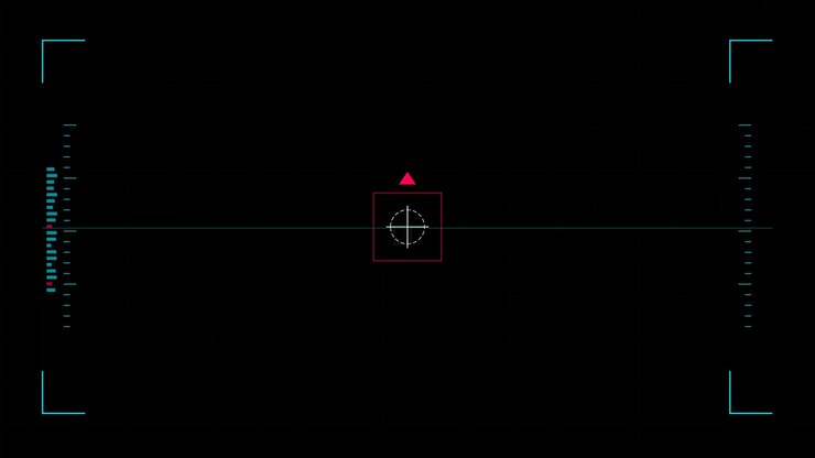 Digital Heads-Up Display Interface with Targeting Reticle