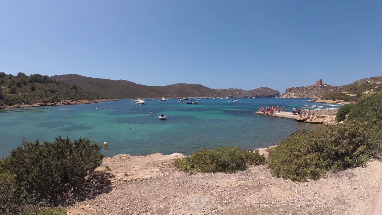 Spain, Mallorca, Cala Sant Jordi and Isla Cabrera