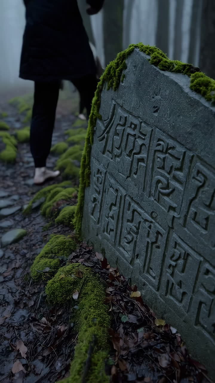 Viking Women in a Misty Forest
