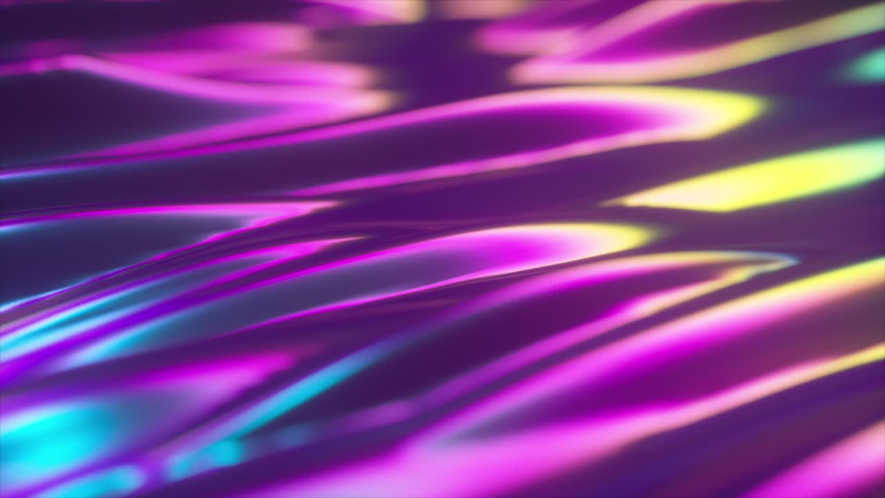 추상적인 홀로그래픽 액체 파동