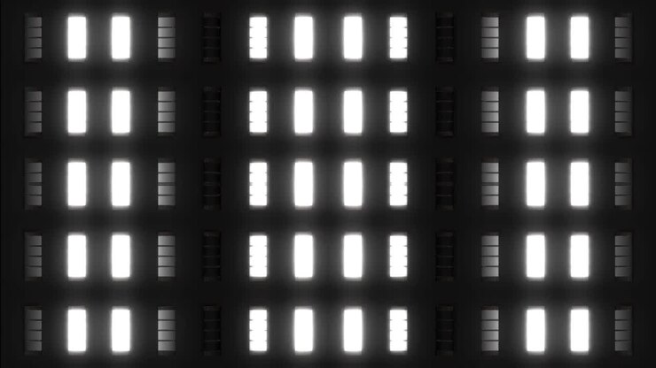 patrón abstracto de luces led brillantes