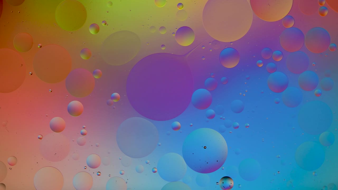 Abstract Colorful Bubbles