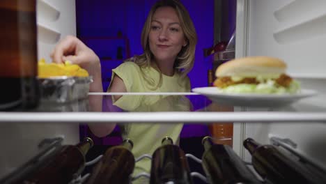 nighttime fridge raid