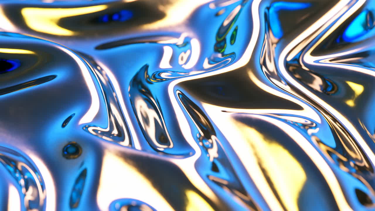 Abstract Metallic Liquid