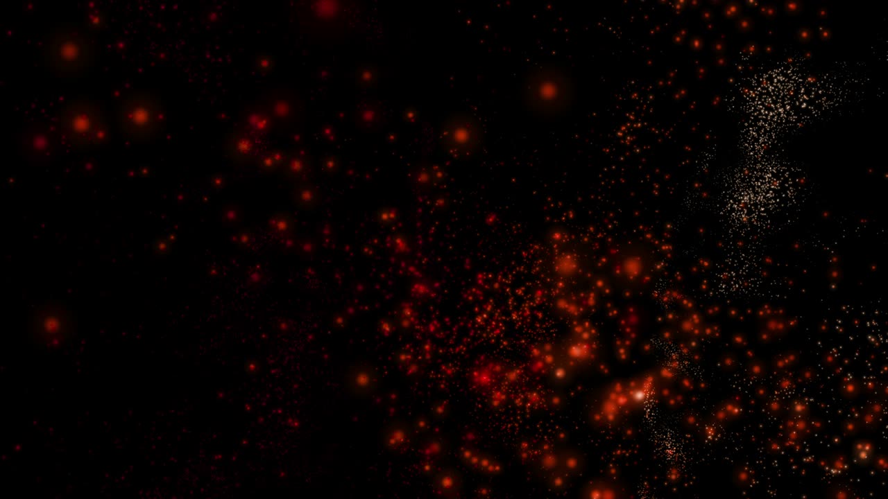 animación futurista con partículas parpadeantes en cámara lenta, 4096x2304 bucle 4k