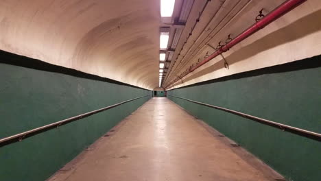 empty subway tunnel