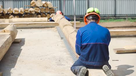 construcción de casas de madera