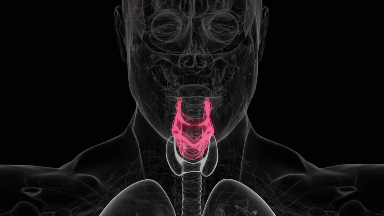 Cancro alla Gola in Video Verticale in Alta Qualità | Video a Raggi X che indica il Cancro Faringeo.