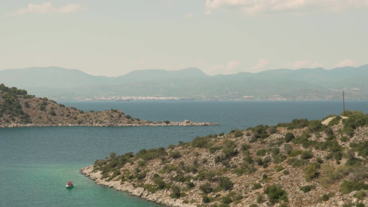 Corinthian gulf view from Fragilimano on a summer day 120fps