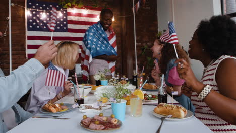 fourth of july celebration with friends