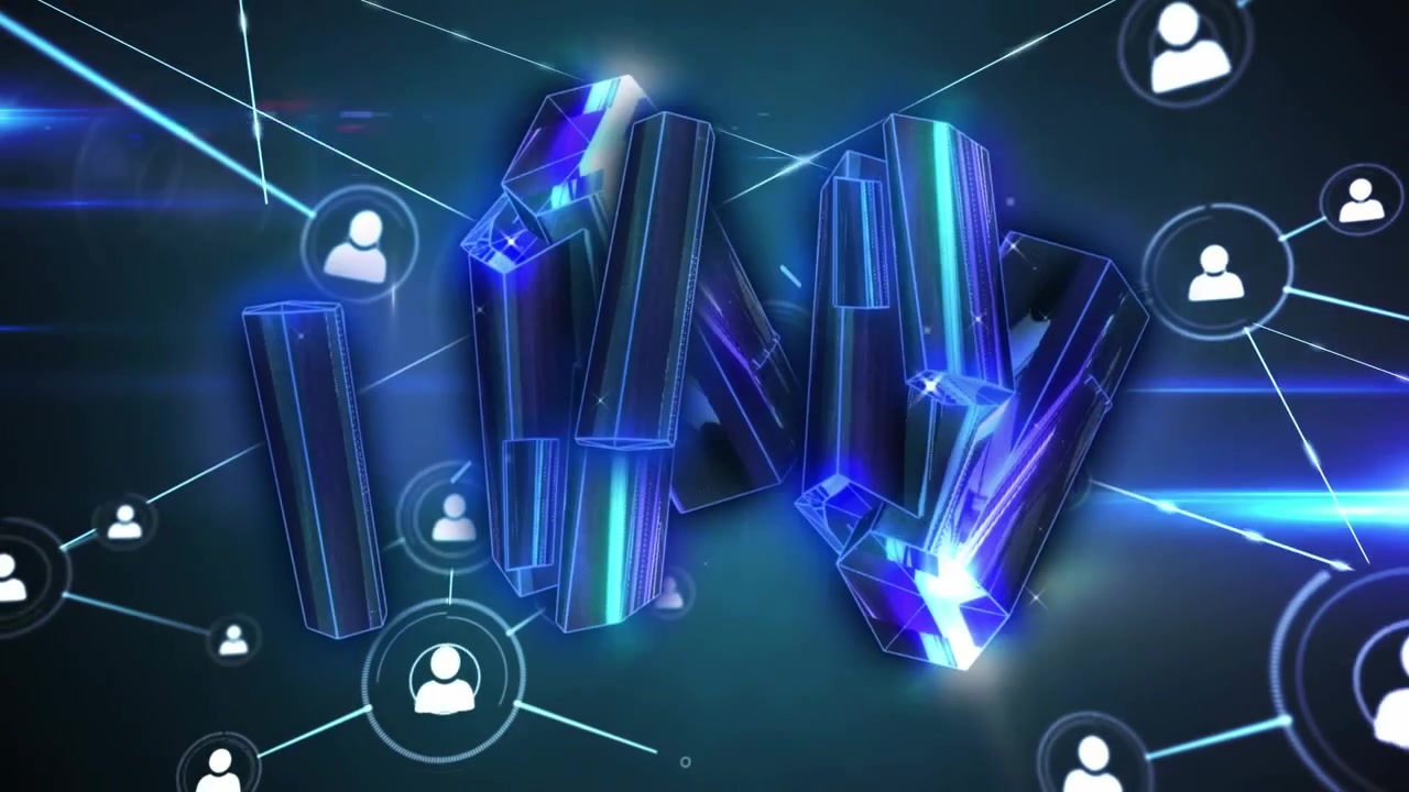 Comunità online su uno schermo luminoso