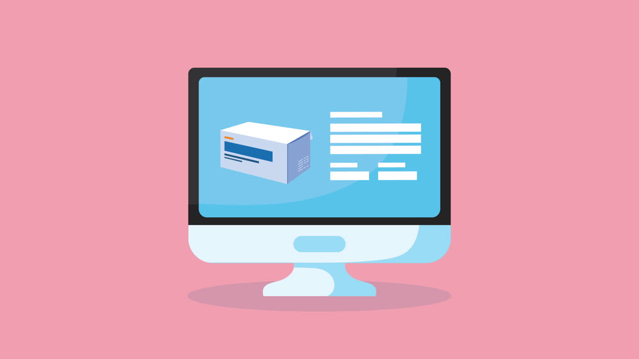 데스크 애니메이션과 함께 온라인 건강 기술