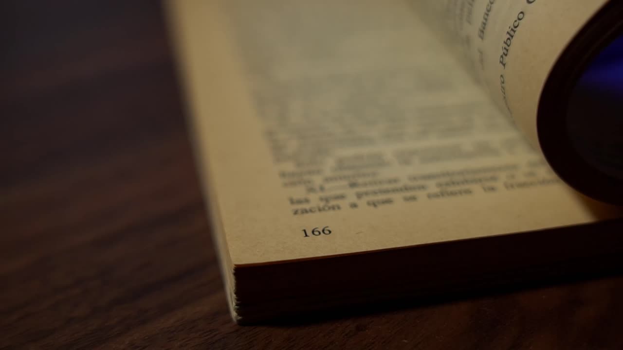 Flipping book old book pages