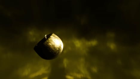 3d animation of the venera space probe crashing into the surface of venus