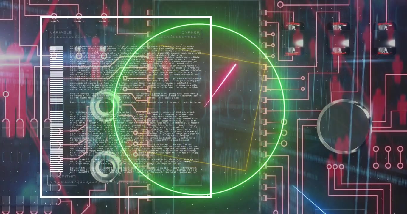 Animation of scope and data processing over screens