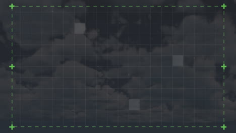 interfaz cuadrada de cuadrícula vectorial