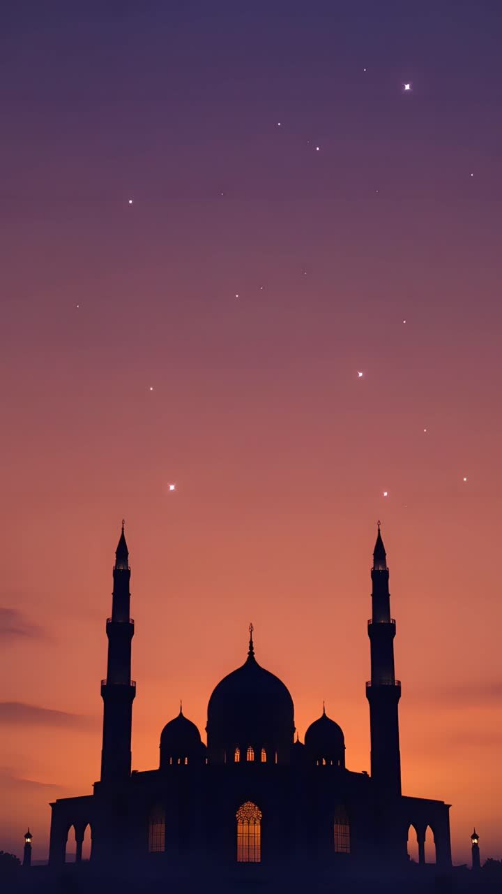 Eid al-Adha Moschea Sfondo islamico 4K
