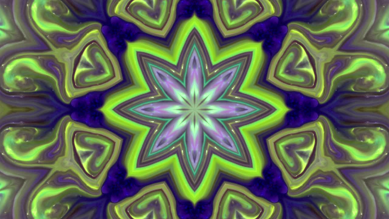 movimiento de fondo de caleidoscopio de explosión decorativa