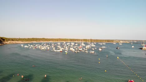 españa, mallorca, cala sant jordi e isla cabrera