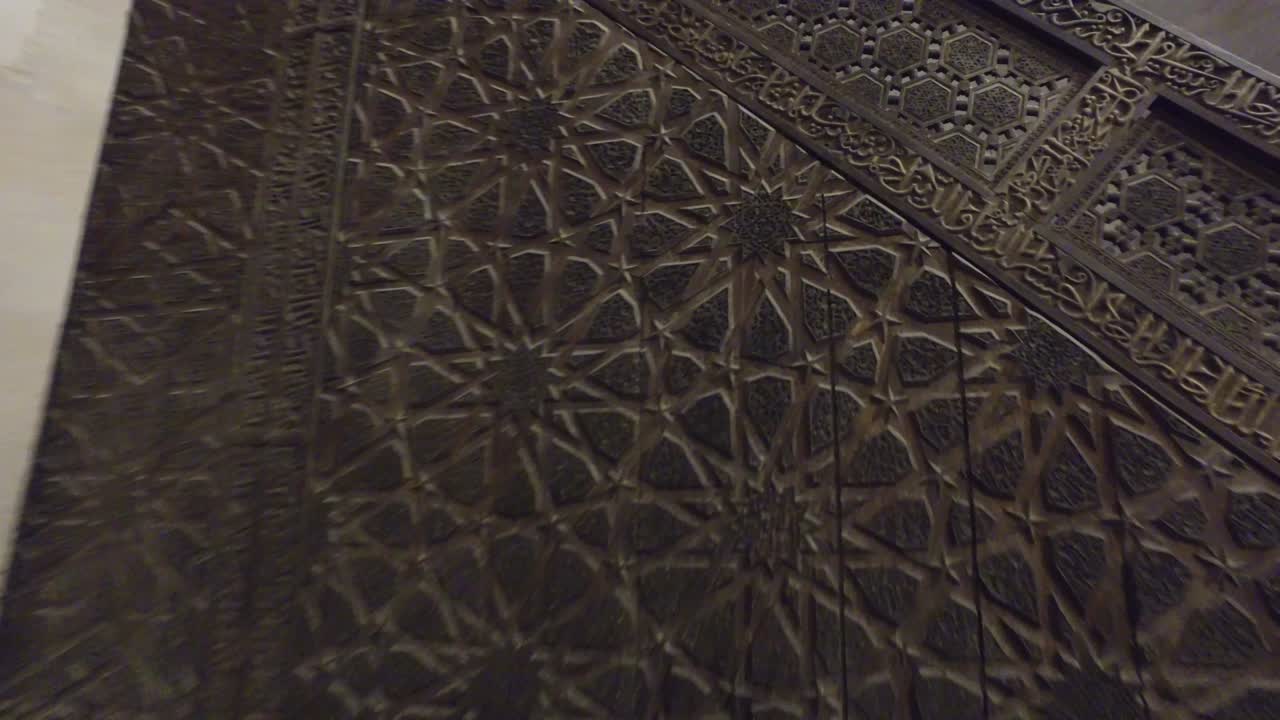 interior de la gran mezquita y hospital de sivas divrigi (sivas divriği ulu camii)