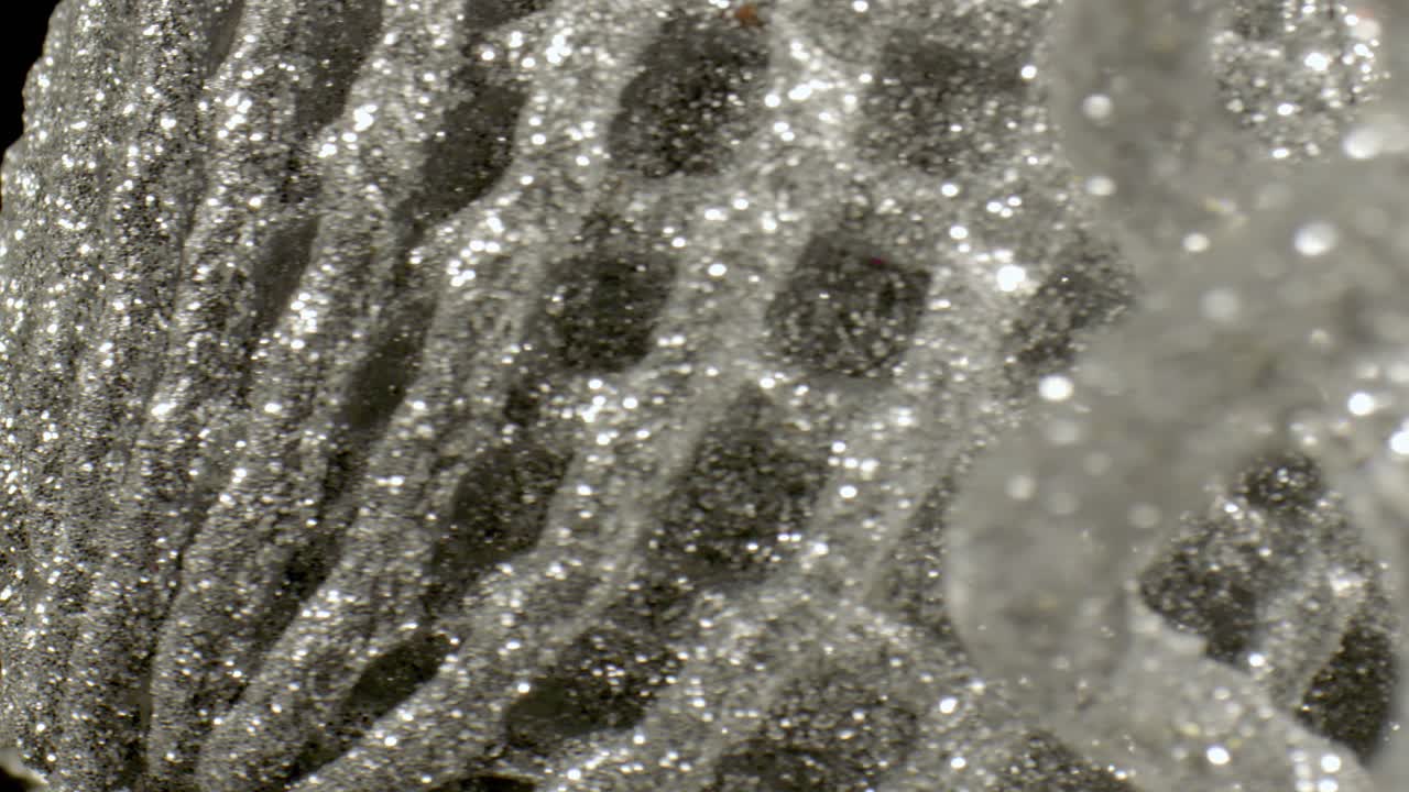 크리스마스 트리 화이트 토이 매크로 비디오