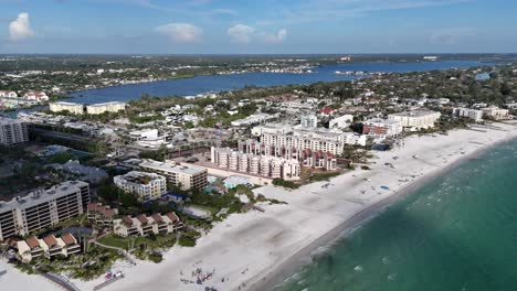 siesta key island warm coastal turquoise waters to the bay around south sarasota florida