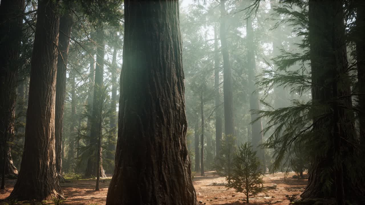 Alba nelle Sequoie, General Grant Grove, Parco Nazionale di Sequoia
