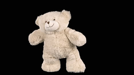 cream-colored stuffed teddy bear