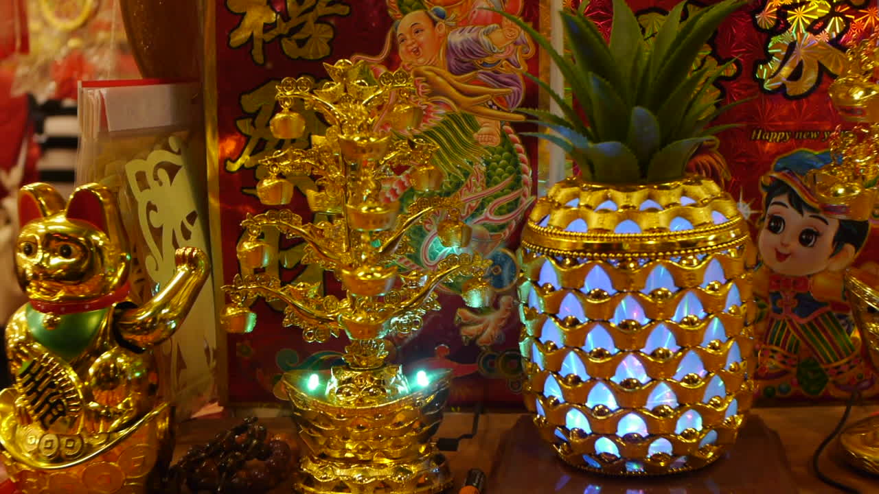 decoraciones auspiciosas para el año nuevo chino