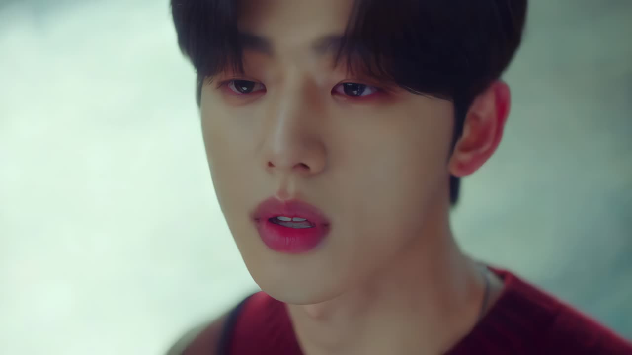 젊은 남자 의 클로즈업 초상화