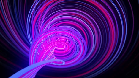 light flow bg in 4k. abstract looped background with light trails, stream of red blue neon lines in space move to form looped spiral shapes. modern trendy motion design background. light effect,