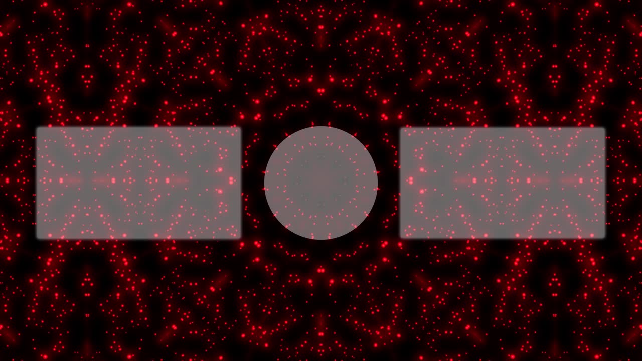 입자 반이는 칼레도스코프 엔드 카드 엔딩 스크린 모션 그래픽