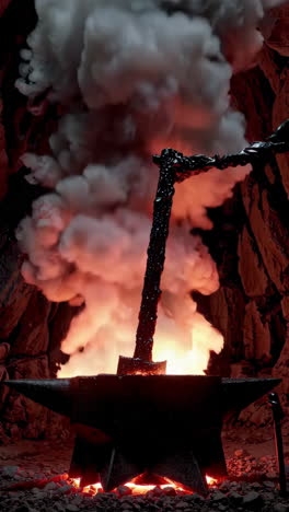 blacksmithing at work