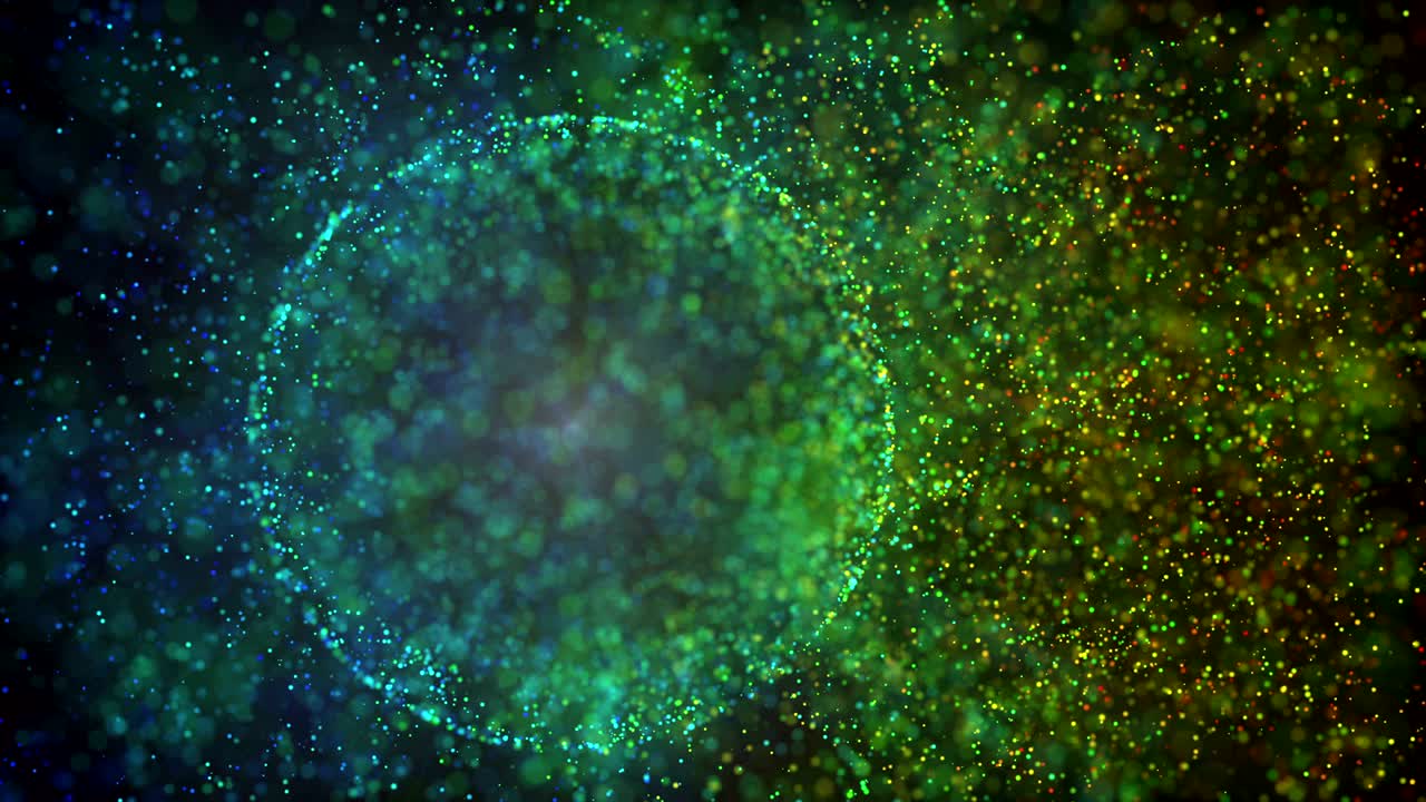 우주 공 입자 추상화 4k
