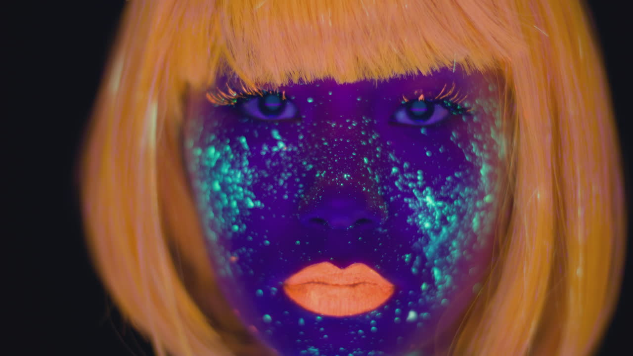 Neon Makeup Portraits