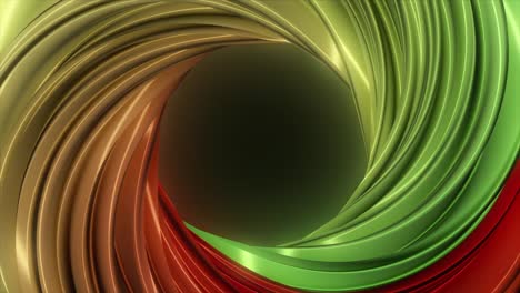 3d formas abstractas mínimas continuamente en bucle de una manera sin costuras. animación centrada con fondo. reflexiones sutiles y movimiento hipnótico