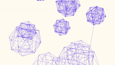 abstract composition of geometric shapes; intricate pattern of lines and dots