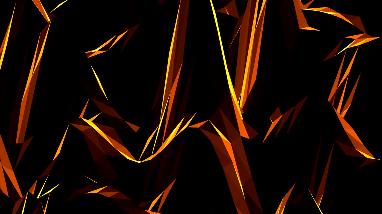 Abstract animated background geometric polygona